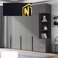 TỦ QUẦN ÁO GỖ MDF PHỦ MELAMINE MẪU 27